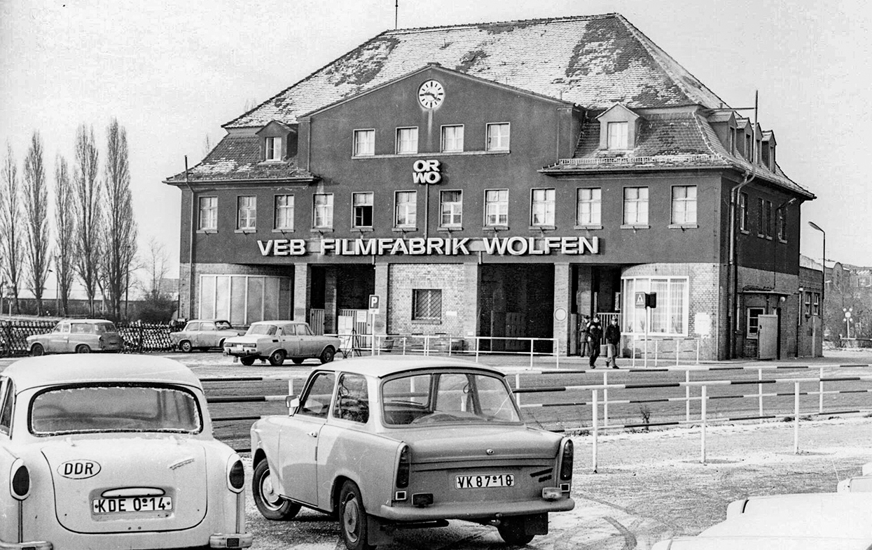 1964 sollte ein neues Label her für die Filmfabrik Wolfen, und das Unternehmen firmierte weltweit als Orwo. Foto: Industrie- und Filmmuseum Wolfen