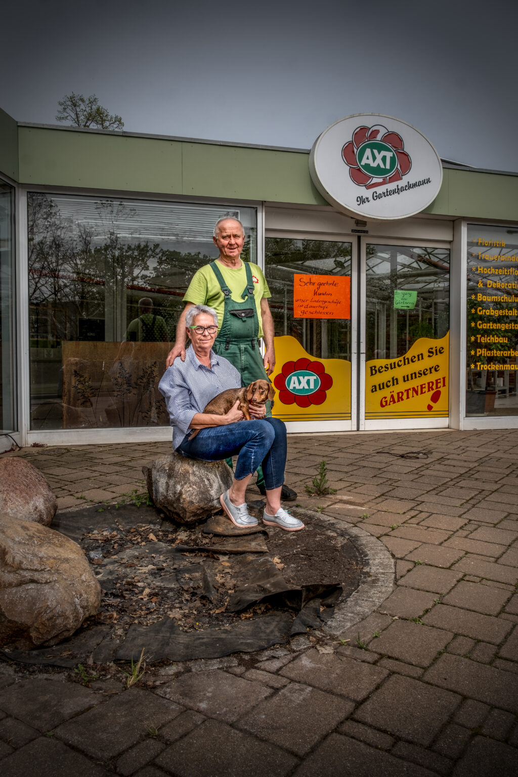 Andreas und Cornelia Axt, 
Gärtnerei Axt in Halle Foto: Andreas Stedtler